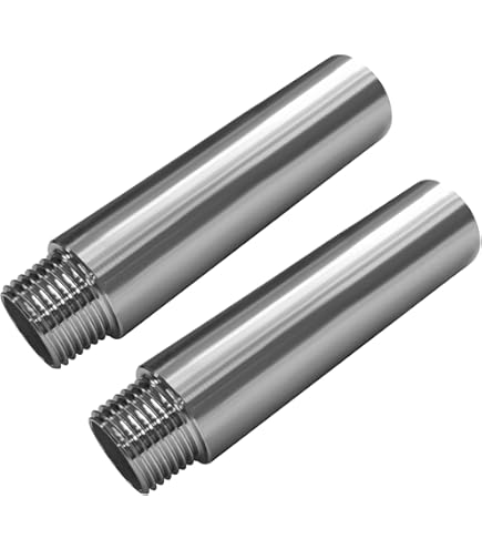 Stainless Steel Pipe Fittings Two Male Threaded Pipe Nipple SS304 Hex Nipple - H 10 thumbnail image
