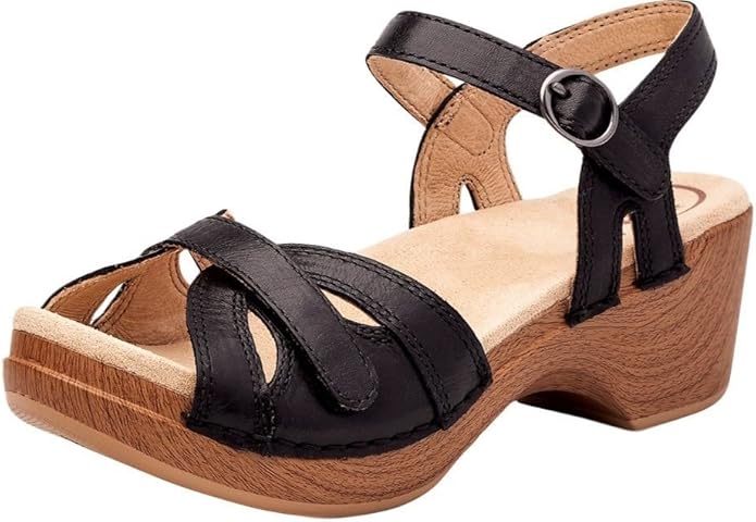 Amazon.com | Dansko Women's Season Flat Sandal | Platforms & Wedges