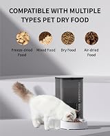 PETKIT Automatic Cat Feeder 2.4GHz App Control 3L Fresh Lock Stainless view 5