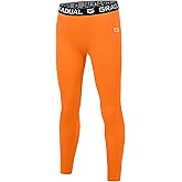 G Gradual Boys Compression Leggings Quick Dry Youth Basketball Football Pants Base Layer Sports Tights for Boys