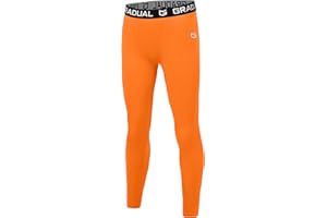 G Gradual Boys Compression Leggings Quick Dry Youth Basketball Football Pants Base Layer Sports Tights for Boys