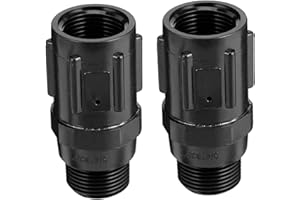 Pressure Regulator 15 PSI,2Pcs Irrigation Kit,3/4 Inch Easy Drip Pressure Regulators Irrigation System Pressure Reducer,Press