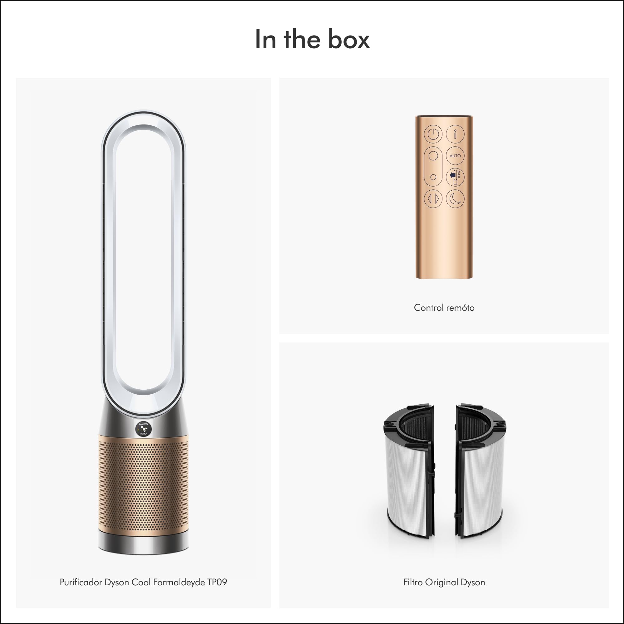 Dyson Purifier Cool Formaldehyde? TP09 Air Purifier and Fan - White/Gold Large