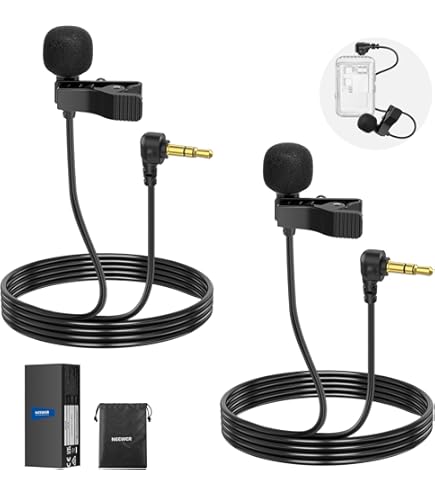 Amazon.com: Lavalier Microphone for Shure mvl Clip-on Lapel mic