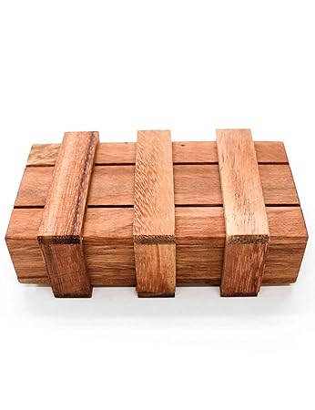 wooden toy Double Magic Money Puzzle Gift Box