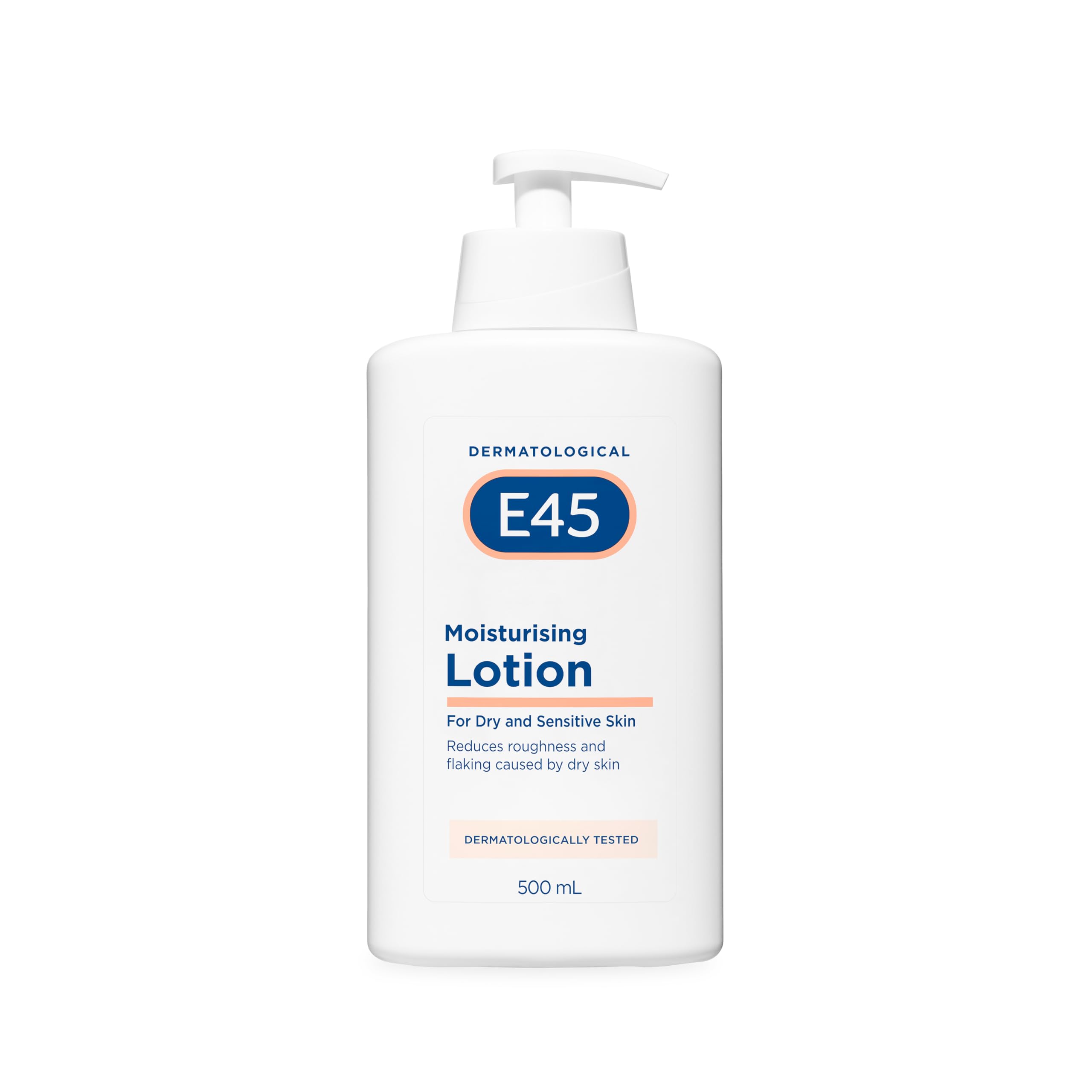 E45 Moisturising Lotion 500ml Skin Care Pump Action (1 Bottle)