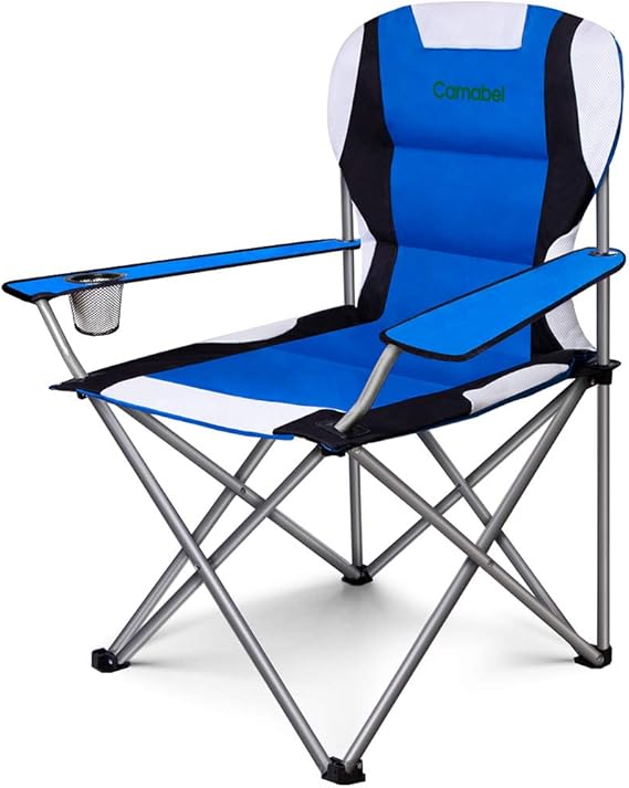 kestrel deluxe padded folding camping chair