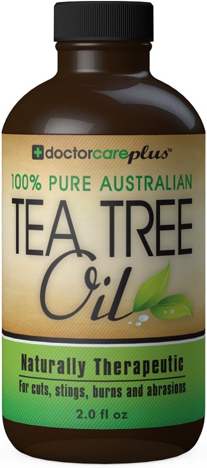 Tea Tree Oil - 100% Pure, Essential Oil from Australia (2 oz) - Superior Grade Especially For: Skin Tags, Acne, Fungus, Odor, Lice, Shampoo, Antiseptic, Eczema, Cuts, Burns and More!