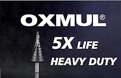 OXMUL M35 Step Drill Bits for Metal, 1/8" to