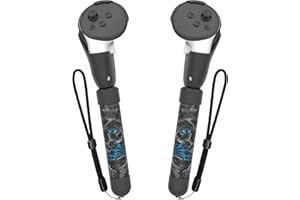 Tyasoleil VR Handle Attachment for Meta Quest 3, Extension Controller Accesories Compatible with Oculus, Gorilla Tag Long Arms Grips, for Beat Saber More Better Experience (Phantom)