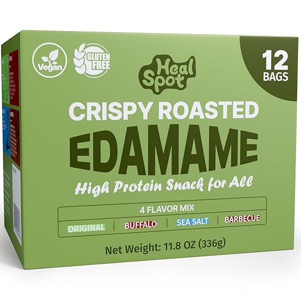 HEALSPOT EDAMAME BEANS HEALTHY HIGH PROTEIN SNACKS