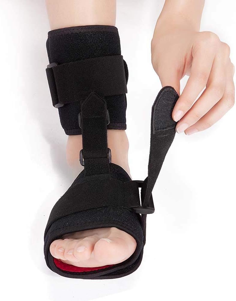 Foot Splint Adjustable Foot Drop Orthosis Ankle Corrector Brace Support