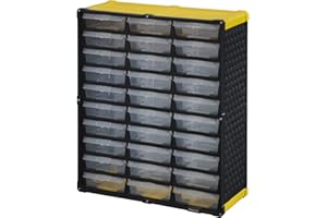 Stack-On SCY-30 30 Drawer Storage Cabinet, Yellow