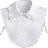 WENLOOY Fake Collar Detachable Blouse Dickey Collar Half Shirts Faux False Collar for Women & Girls Favors