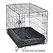MidWest Homes for Pets Bolster Dog Bed 24L-Inch Gray Dog Bed or Cat Bed w/Comfortable Bolster | Ideal for Small Dog Breeds & Fits a 24-Inch Dog Crate | Easy Maintenance Machine Wash & Dry