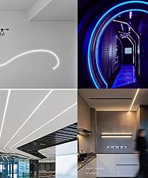 DGLILUAN 16.4ft/5m Silicone Soft LED Channel