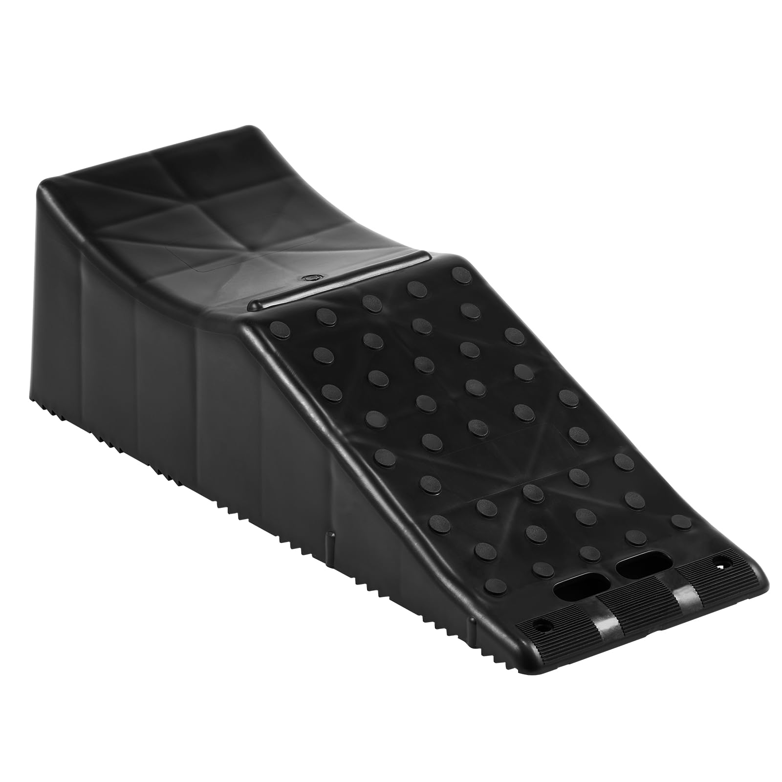 Photo 1 of VEVOR Vehicle Ramp, Max. 20000 lbs/9 Ton Capacity Car Service Ramp, Effortlessly Lift 5.5" High, Durable Nonslip & Portable, for Routine Oil Change, Tire Replacement Repairs, Work with Low-Lying Car