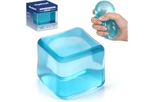Oversized Dense Gel Stress Cube (Blue)