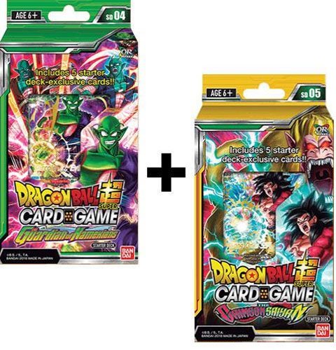 Dragon ball super 2018 series 4 tcg both decks yellow a…
