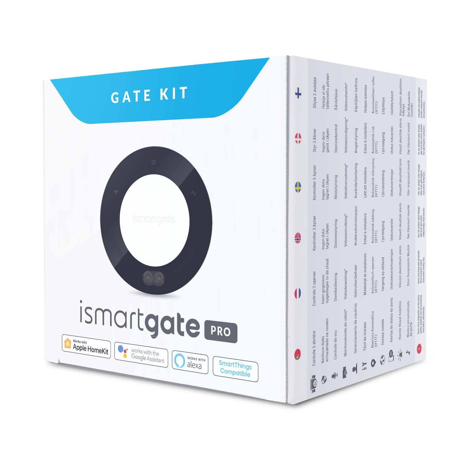 Ismartgate Pro Smart Wi-Fi Gate Opener Compatible with Amazon Alexa, Google Home, Apple Homekit, Samsung Smartthings and IFTTT - View 8