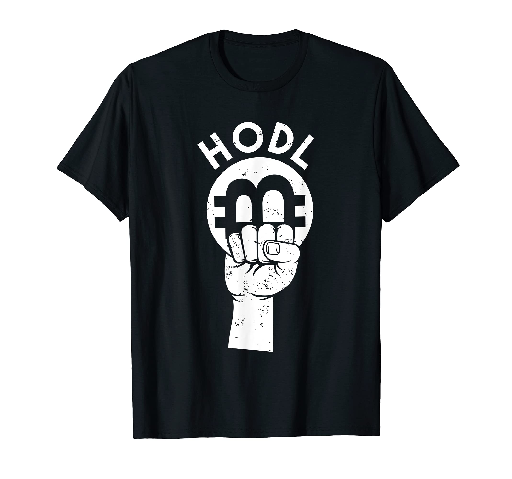 Hodl Bitcoin Hand Holding Cryptocurrency BTC Digital Coin T-Shirt