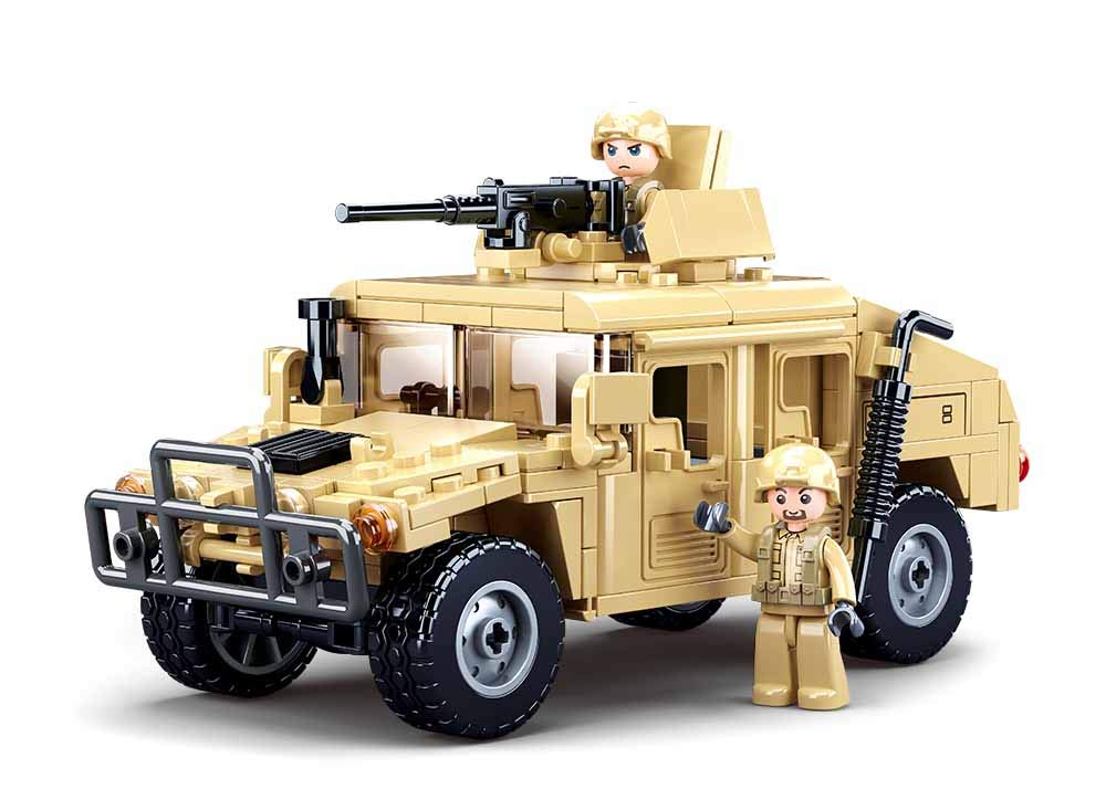 Sluban Modelbricks-hummer H2 Assault Vehicle, Multi-colord