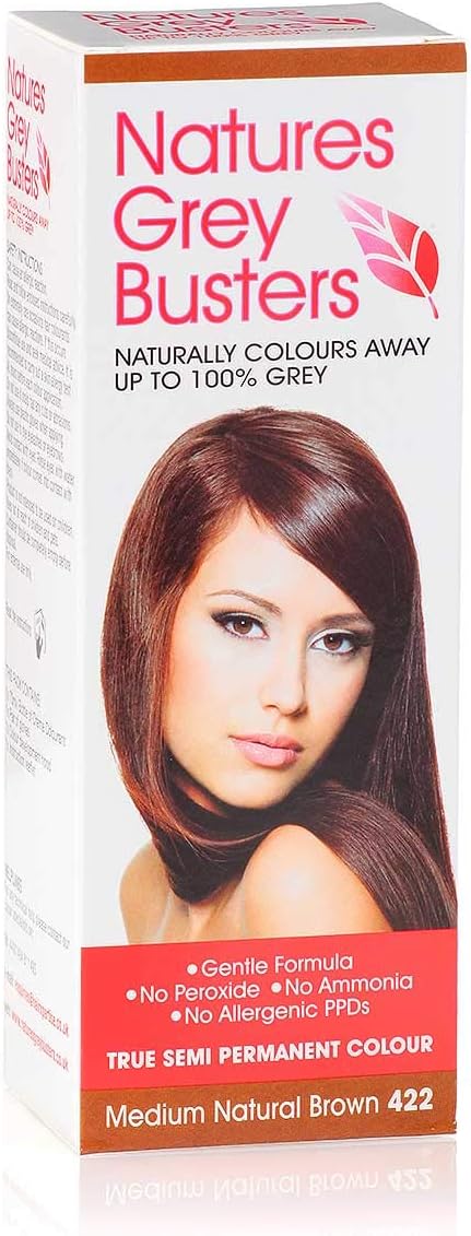 PPD FREE Hair Dye - Medium Brown Hair Dye, 70 ml (Pack of 1)