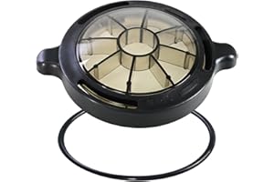 XJJ Upgraded Pool Pump Basket Cover,Replacement Pool Pump Lid Compatible with Splapool Pureline Deluxe Above-Ground In-Ground Pool Pumps, Fit for 0.75 hp 1 hp 1.5 hp Pump 72728,72729,72730 with O-Ring