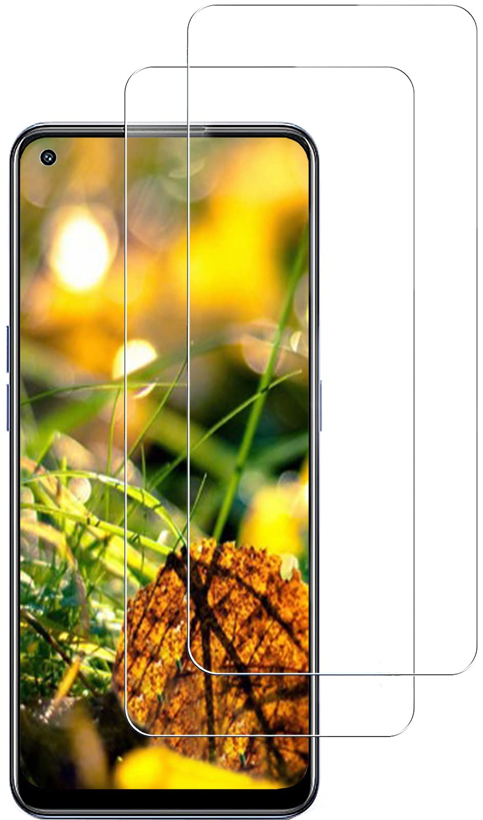 AntilaTech Pack of 2 Tempered Glass Screen Protectors Compatible with Oppo Find X5 Lite - Case Friendly, Touch Sensitive and Bubble Free Installation