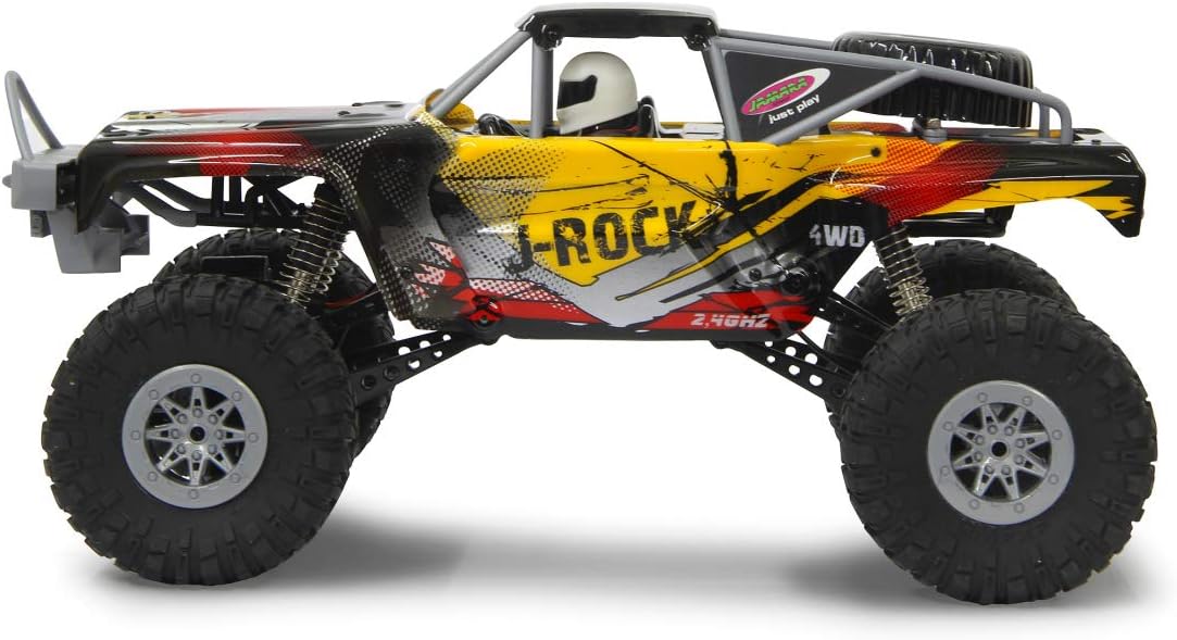 Jamara 410113, J-Rock Crawler 4WD 1:10 Li-Ion 2,4GHz, Rubber tires, Adjustable track, 2 drive motors - Image 4