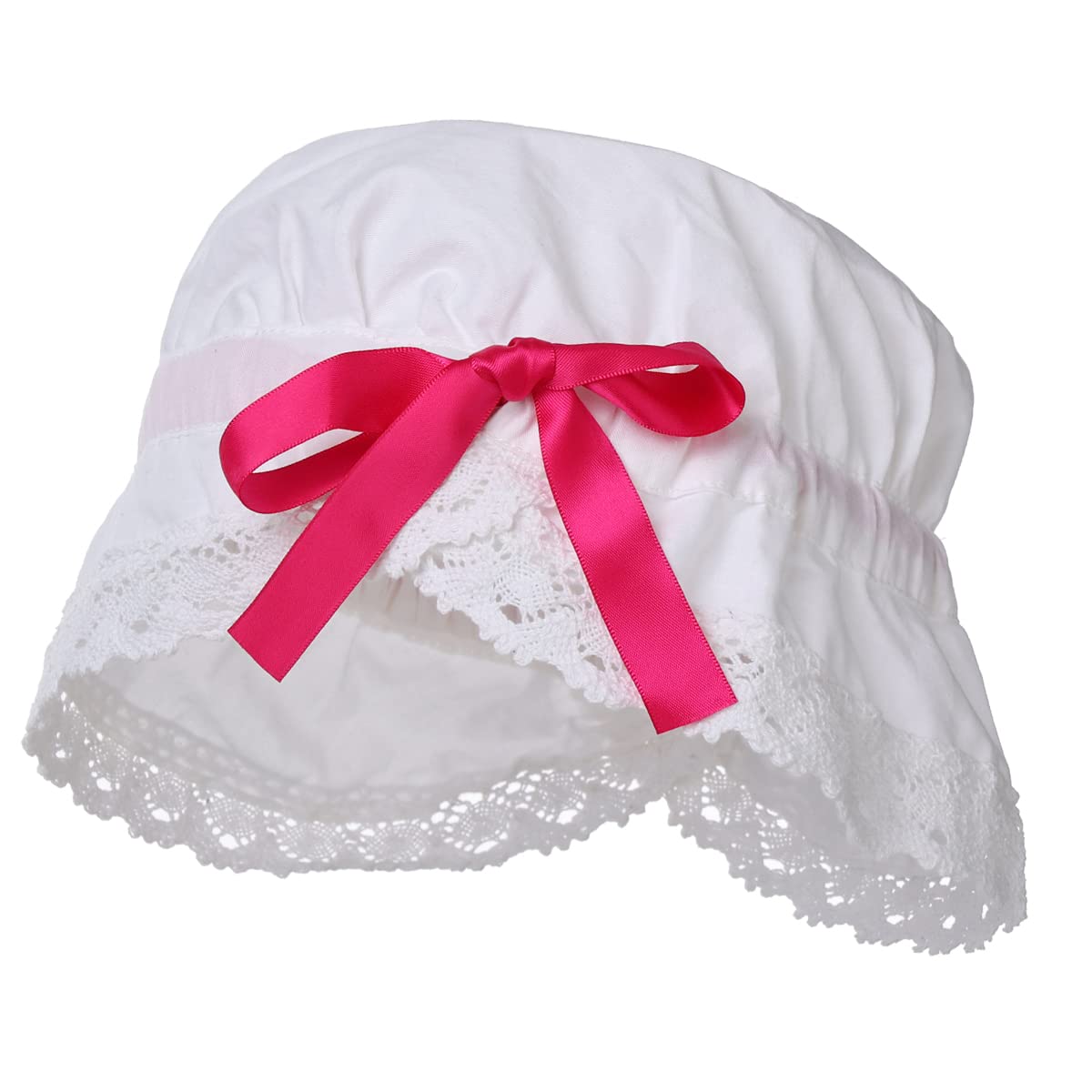 GRACEART Victorian Hat White Maid Bonnet Girls Cap Book Week Fancy Dress Costume Party Hat