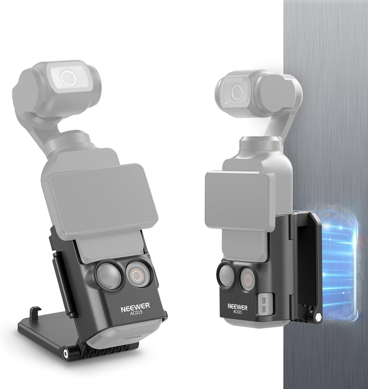 NEEWER Basics Magnethalterung, kompatibel mit DJI Osmo Pocket 3 Xtra Muse