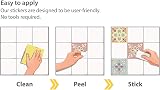 WALPLUS 24 Pcs 15x15 cm Self Adhesive Tile Stickers Marbella Backsplash view 6