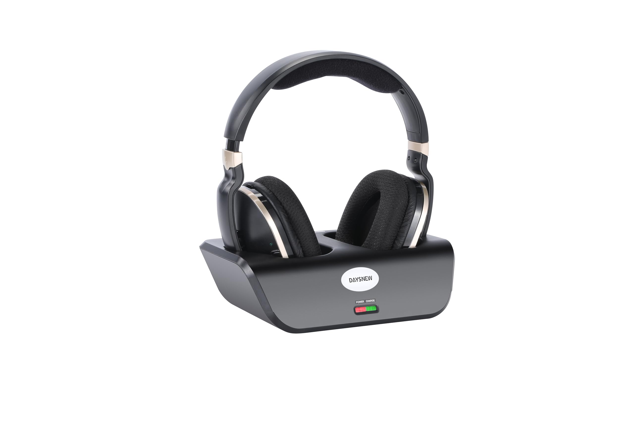Photo 1 of Daysnew Optical Wireless Headphones for TV Watching, Over-Ear Headphones for Seniors with Charging Dock and Volume Control, Plug and Play