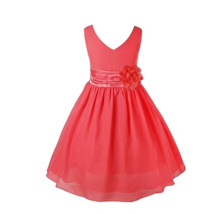 CHICTRY Mädchen Kleid Blumen-Mädchen Kleider Kinder Festlich Kinderkleid Hochzeit Kleid Partykleid Kleidung Freizeit Kommunio