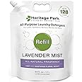 Heritage Park Silk & Wool All-Natural Lavender Mist Scent, pH-Neutral Laundry Detergent - Enzyme-Free, Ultra Concentrated (64 fl oz Refill)