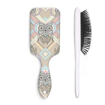 Amazon Com Cute Hair Brush Funny Owls Upside Down Colourful