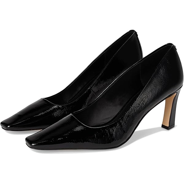 Amazon.com | Michael Kors Womens Elyse Kitten Pump Black 1 7
