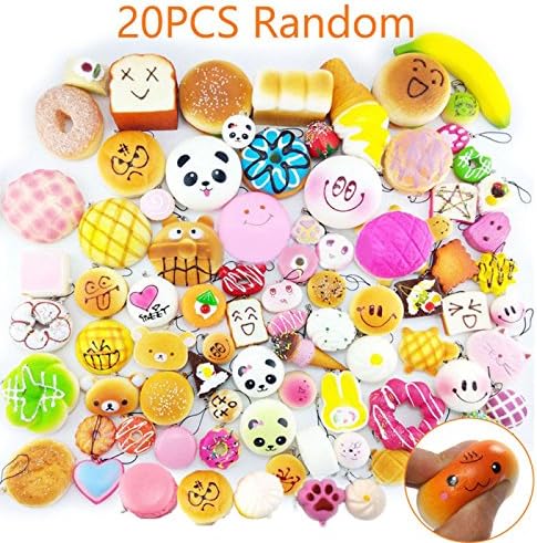 20PCS-Jumbo-Medium-Mini-Random-Squishy-Soft-Panda-Bread-Cake-Buns-Phone-Straps