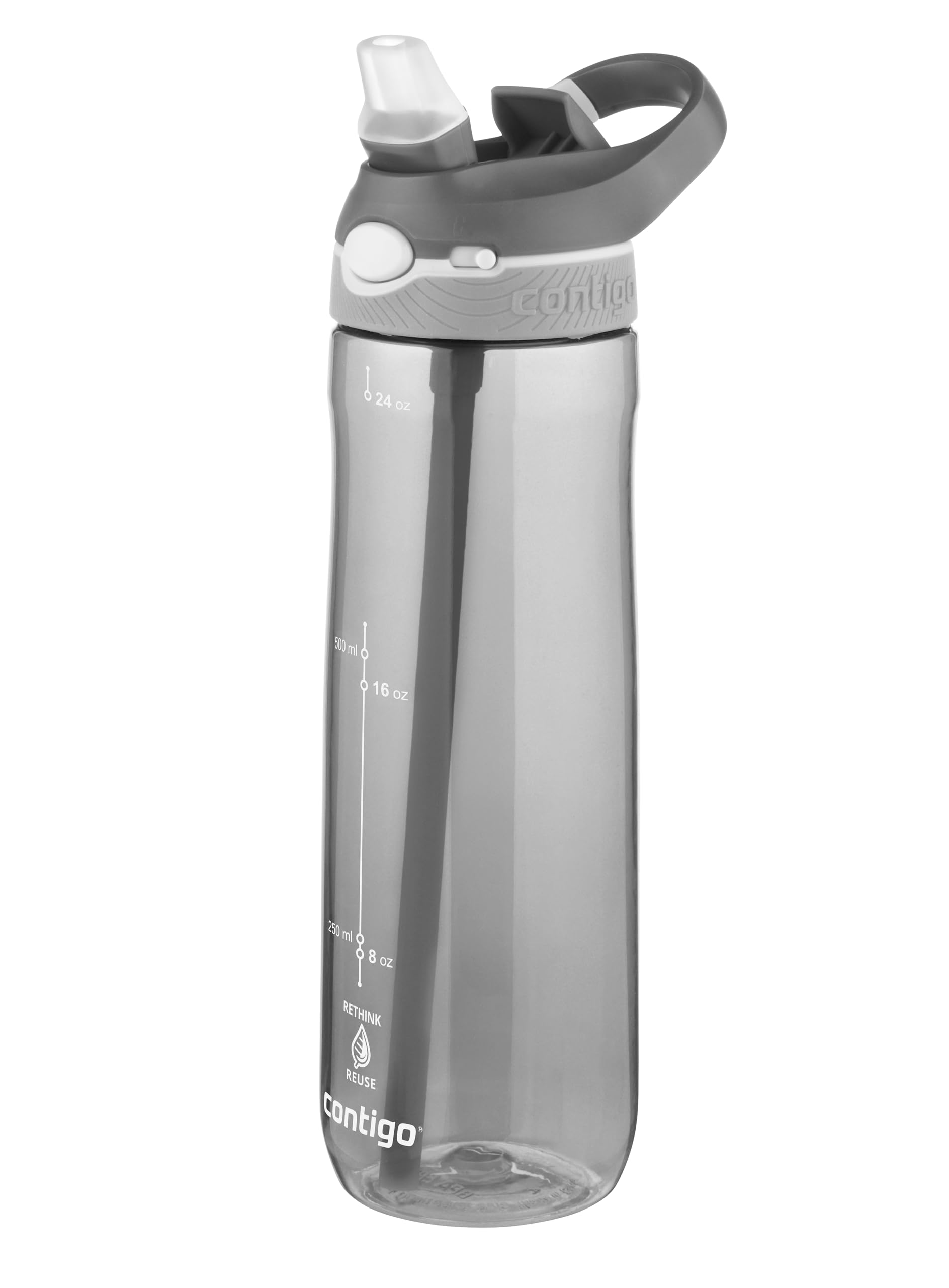 Contigo Cortland Autoseal Water Bottle | Large 720ml BPA Free Drinking Bottle | Sports Flask | Leakproof Drink Bottle | Ideal for School, Gym, Bike, Running, Hiking