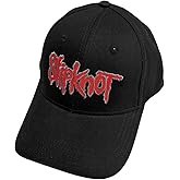 Rock Off officially licensed products Men's Slipknot Text Logo Baseball Cap Black