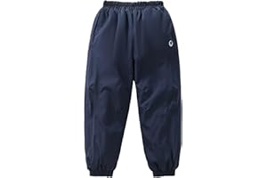 Unisex Kids Snow Pants Boys Girls Waterproof Windproof Fleece Lined Ski Pants Insulated Snowboard Trousers Thick Snowpants