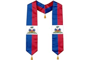 YYLXIA Class of 2026 Graduation Stole Flag Sash with Gold Tassels 72 Inch for High School College University Ceremony
