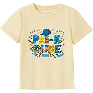 Toddler First Day of Pre-K Shirt Boys Girls Back to School T-Shirt Preschool Tee Short Sleeve 2-5T Kids Outfit