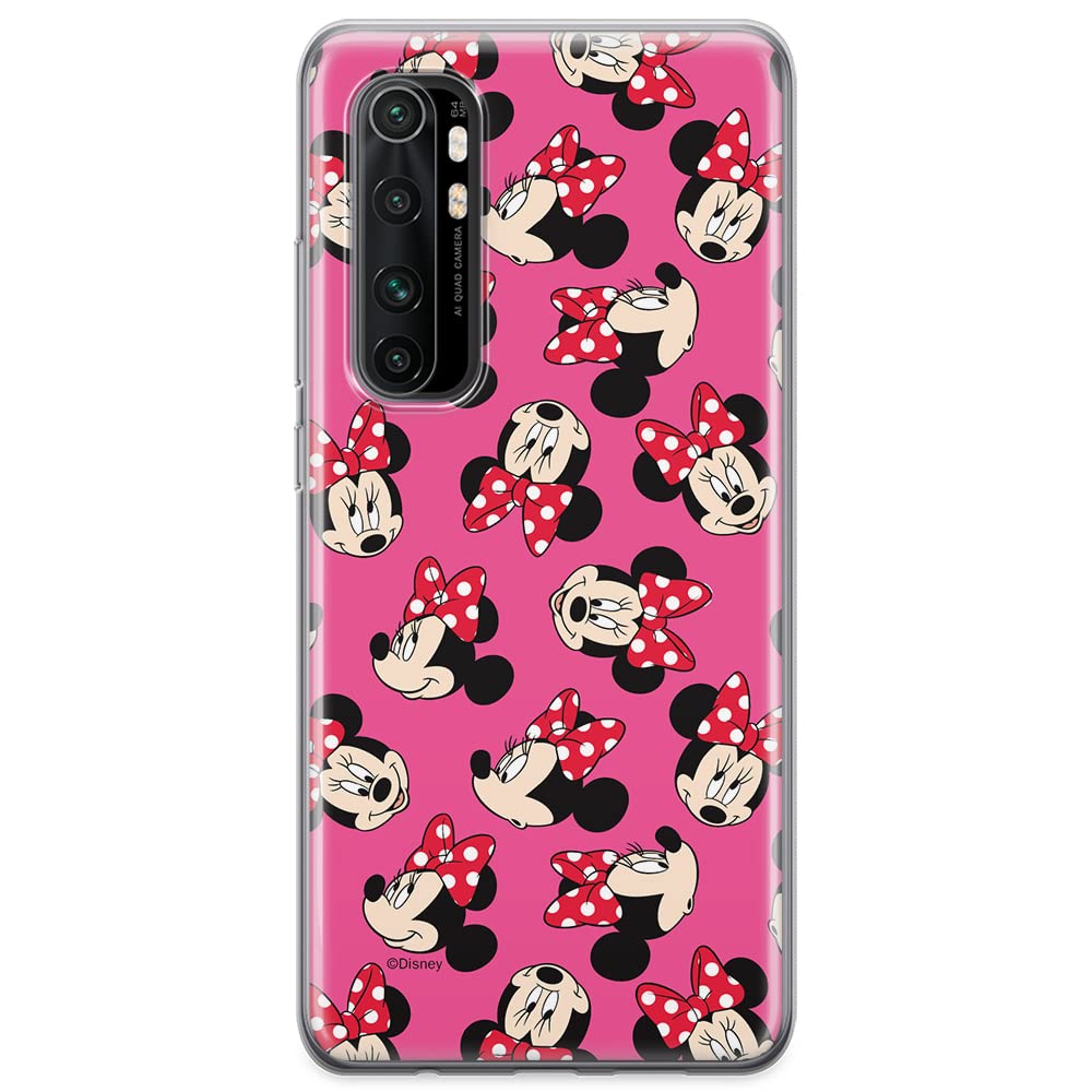 ERT GROUP mobile phone case for Xiaomi MI NOTE 10 Lite original and officially Licensed Disney pattern Minnie 019 optimally adapted to the shape of the mobile phone, case made of TPU