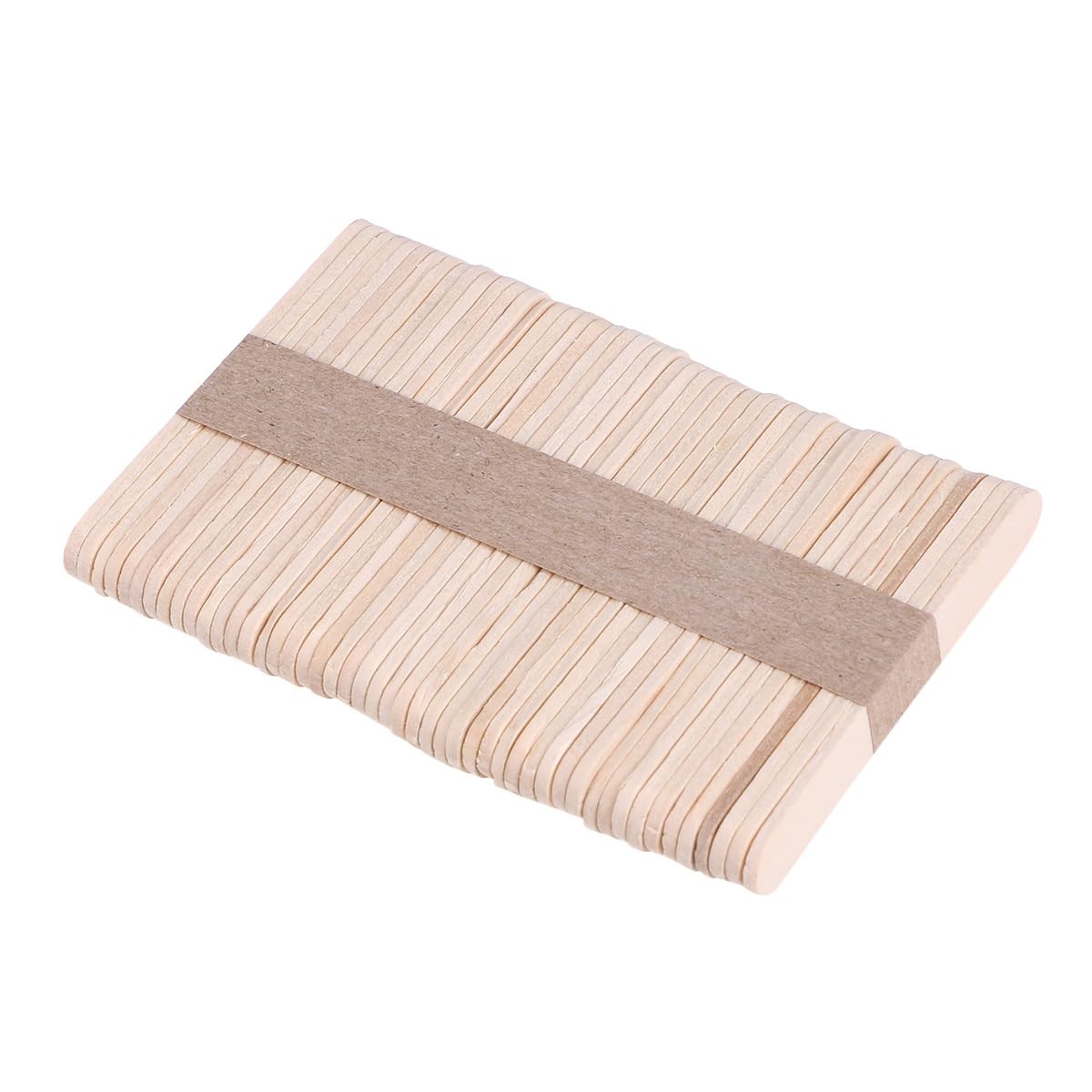 NUOBESTY 50pcs DIY Popsicle Stick Kids Labels Creative Wooden Sticks Candy Cane Crafts for Kids Bulk Popsicle Sticks Wooden Fan Handles Minatures Crafts Length Child Mini Bamboo Materials