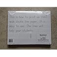 Handwriting Without Tears: Wide Double Line Notebook Paper 500 Sheets