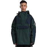 BSASB Mens Snowboard Jacket Ski Pullover Coat Warm Waterproof Windproof Men Snowboarding Jacket Winter Sports