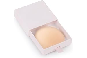 Tiny Secrets Nipple Covers, Pasties, Ultra-Thin, Self-Adhesive, Reusable, 8cm, Matte, Case Included, 1 Pair