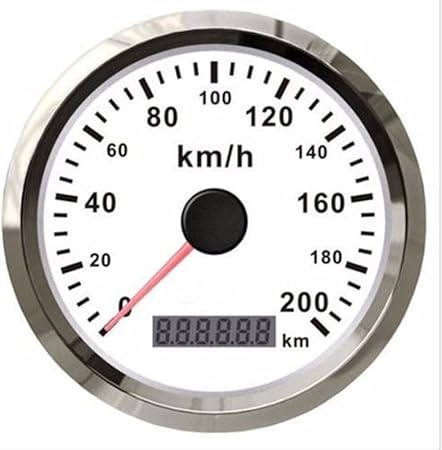 Amazon 電気式 車gpsスピードメーター バイク 機械式 バイクメーター 走行距離計 汎用12v 24v ステンレススチール 防水 ゲージ スピードメーター 車 バイク